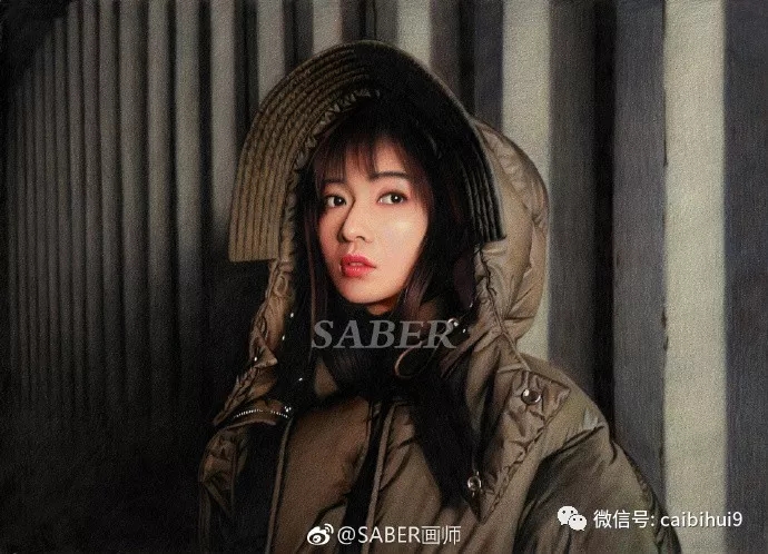 超寫實(shí)的畫風(fēng)，彩鉛手繪明星吳謹(jǐn)言就是這么亮麗（文末有視頻！）